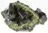 Lustrous Epidote Crystal Cluster - Pakistan #41589-2